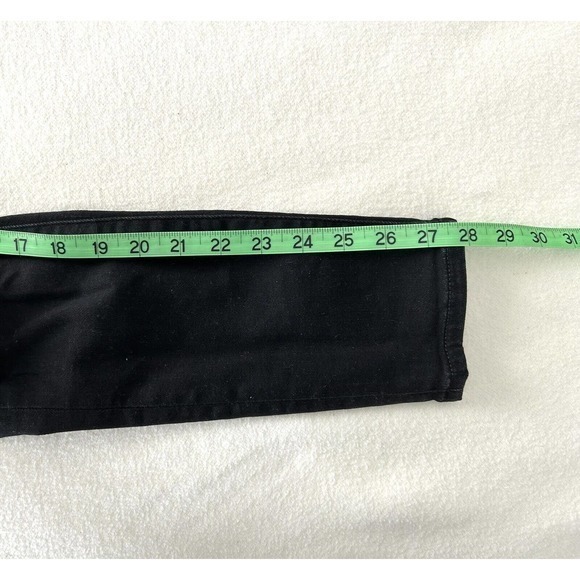 American Eagle Super Hi Rise Jegging Stretch‎ Women's 6 Regular Black Distressed - Picture 10 of 14